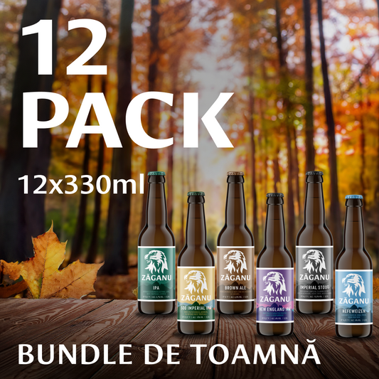 12 pack Zăganu Pack de Toamnă (6 stiluri diferite x 2 sticle 330 ml)