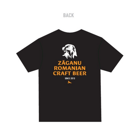 Tricou personalizat Zăganu (negru)