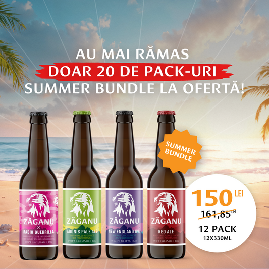 12 pack Zăganu Summer Bundle (4 stiluri diferite x 3 sticle 330 ml)