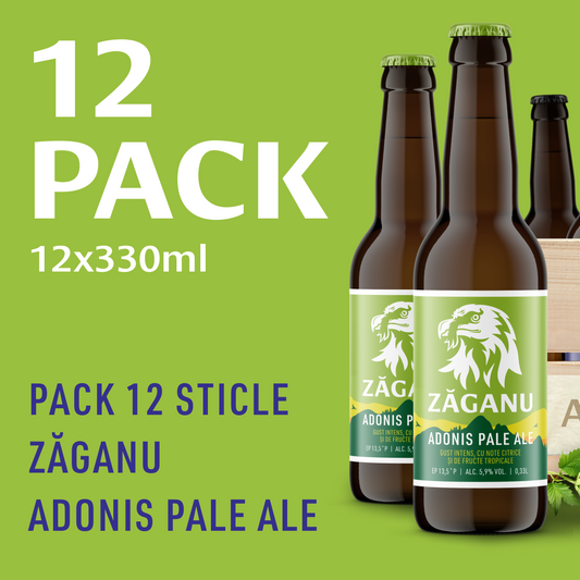 12 pack ZĂGANU Adonis Pale Ale 330ml