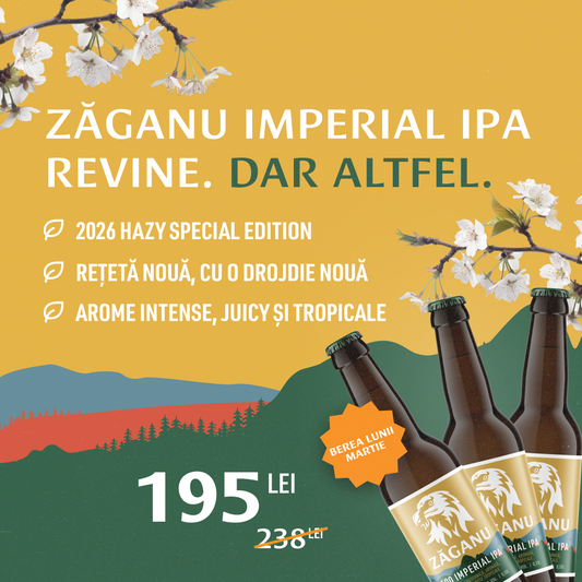12 pack ZĂGANU 500 Imperial IPA 330ml