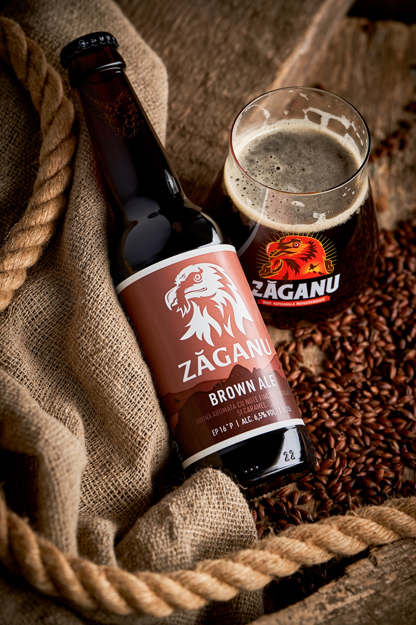 ZĂGANU Brună (Brown Ale) 500ml