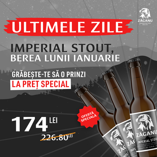12 pack ZĂGANU Imperial Stout 330ml