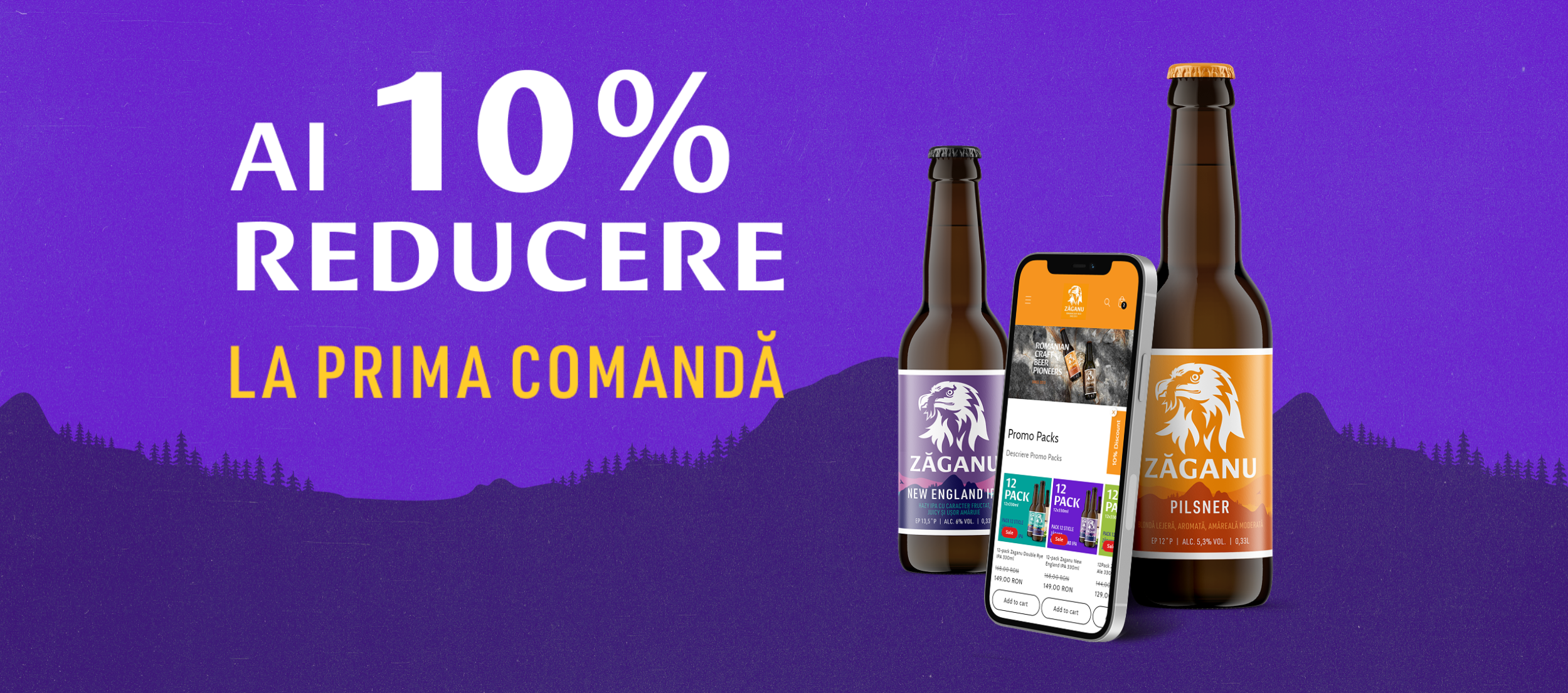 10% reducere bere zaganu artizanala

