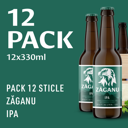 12Pack ZĂGANU IPA 330ml