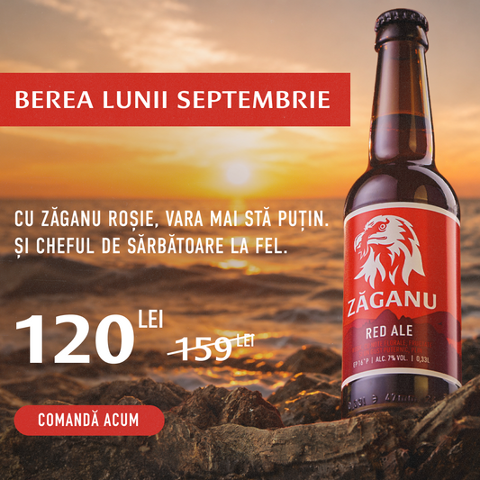 12 pack ZĂGANU Roșie (Red Ale) 330ml