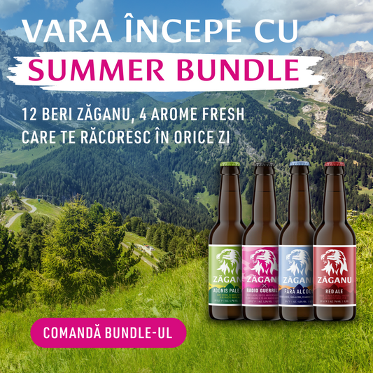 12 pack Zăganu Summer Bundle (4 stiluri diferite x 3 sticle 330 ml)