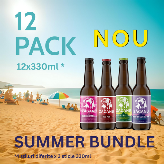 12 pack Zăganu Summer Bundle (4 stiluri diferite x 3 sticle 330 ml)