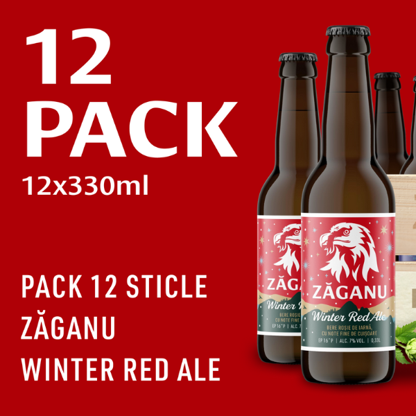 12Pack ZĂGANU Winter (red ale) 330ml