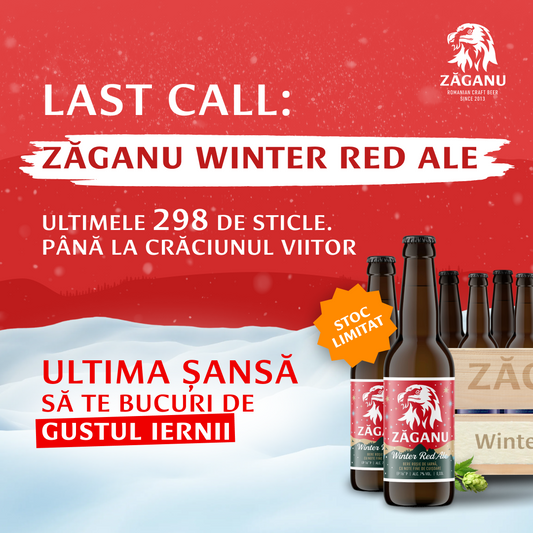 12 pack ZĂGANU Winter Red Ale 330ml