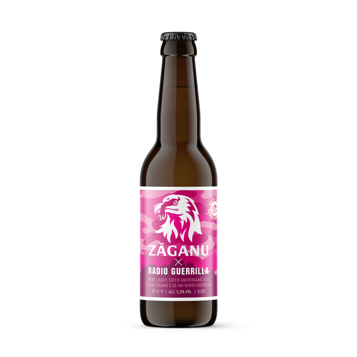 ZĂGANU X Guerrilla bere pale lager aniversara 330ml