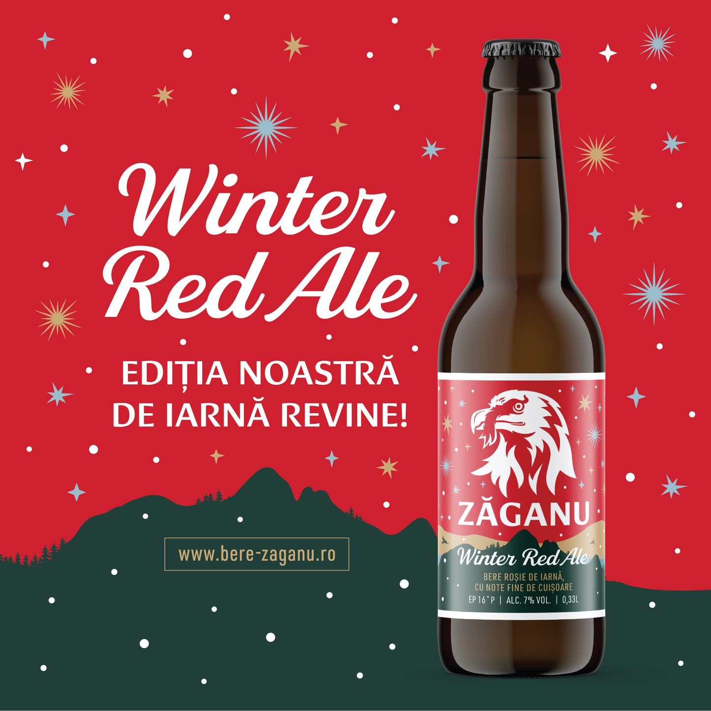 ZĂGANU Red Winter Ale 330ml